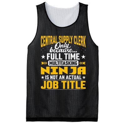 Central Supply Clerk Job Title Funny Central Supply Worker Mesh Reversible Basketball Jersey Tank