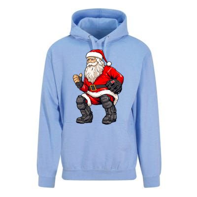 Christmas Santa Claus Dunking A Baseball Funny Xmas Cute Gift Unisex Surf Hoodie