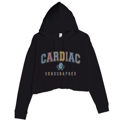 Cardiac Sonographer Crop Fleece Hoodie