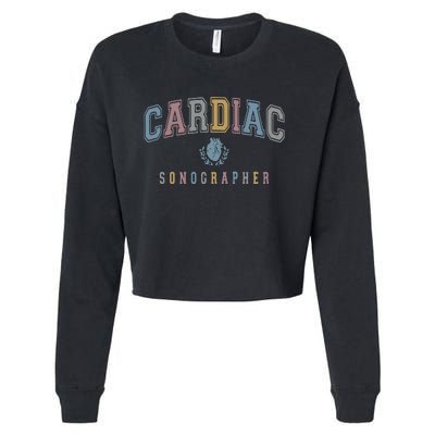 Cardiac Sonographer Cropped Pullover Crew