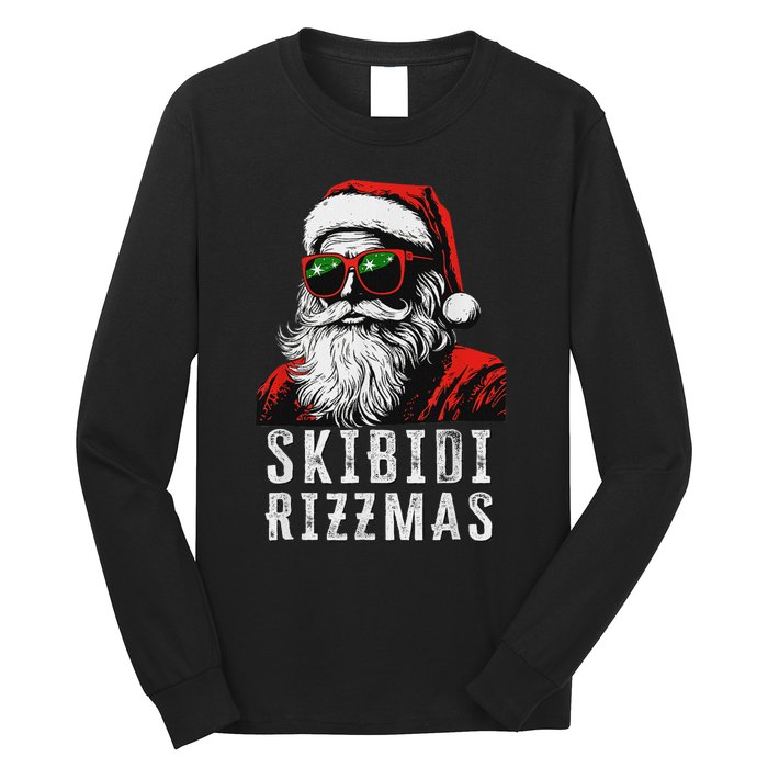 Christmas Santa Claus Merry Rizz Mas Sigmas Long Sleeve Shirt