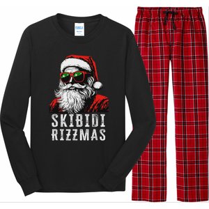 Christmas Santa Claus Merry Rizz Mas Sigmas Long Sleeve Pajama Set