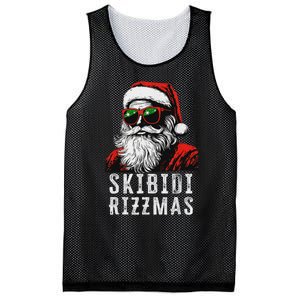 Christmas Santa Claus Merry Rizz Mas Sigmas Mesh Reversible Basketball Jersey Tank