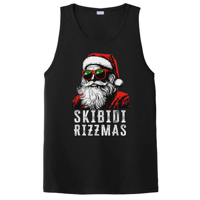 Christmas Santa Claus Merry Rizz Mas Sigmas PosiCharge Competitor Tank