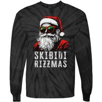 Christmas Santa Claus Merry Rizz Mas Sigmas Tie-Dye Long Sleeve Shirt