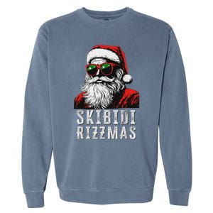 Christmas Santa Claus Merry Rizz Mas Sigmas Garment-Dyed Sweatshirt