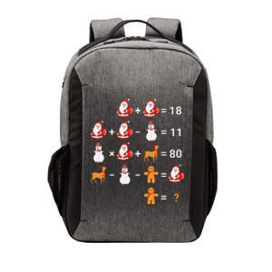 Christmas Santa Claus Fraction Cute Xmas Cookie Math Teacher Vector Backpack