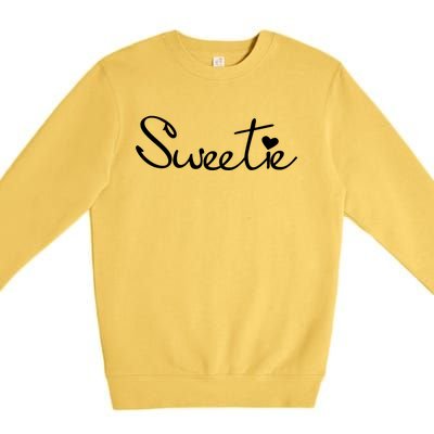 Cute Sweetie Premium Crewneck Sweatshirt