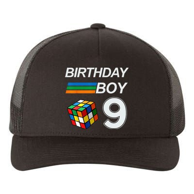 Competitive Speed Cubing 9 Years Old Birthday For Kids Yupoong Adult 5-Panel Trucker Hat