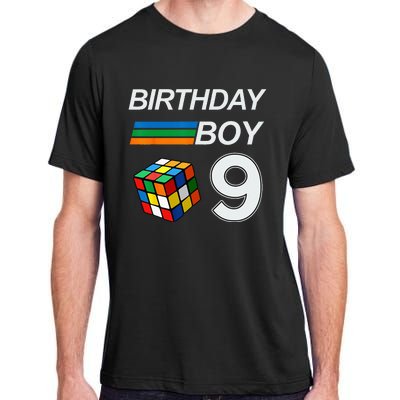 Competitive Speed Cubing 9 Years Old Birthday For Kids Adult ChromaSoft Performance T-Shirt