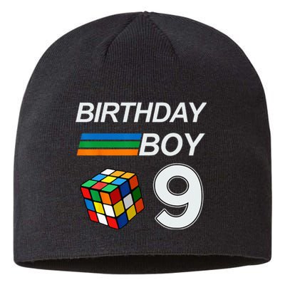 Competitive Speed Cubing 9 Years Old Birthday For Kids Sustainable Beanie