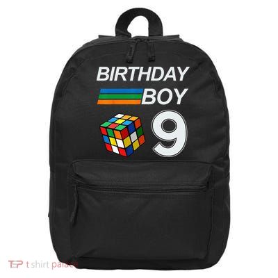 Competitive Speed Cubing 9 Years Old Birthday For Kids 16 in Basic Backpack
