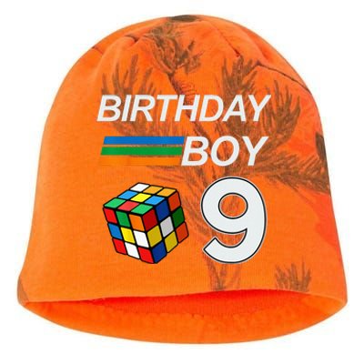 Competitive Speed Cubing 9 Years Old Birthday For Kids Kati - Camo Knit Beanie