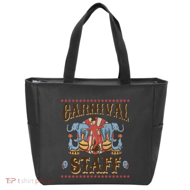Carnival Staff Carnival Zip Tote Bag