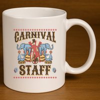 Carnival Staff Carnival 11oz C Handle Ceramic Mug