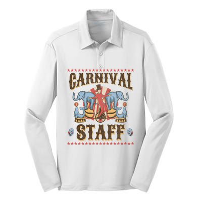 Carnival Staff Carnival Silk Touch Performance Long Sleeve Polo