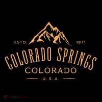 Colorado Springs Colorado Awesome Mountain Design Souvenir Tank Top