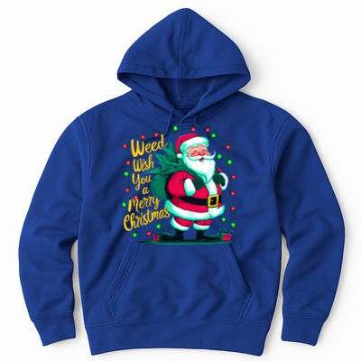 Christmas Snowflake Cannabis Marijuana Weed Leaf 420 Funny Gift Hoodie