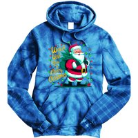 Christmas Snowflake Cannabis Marijuana Weed Leaf 420 Funny Gift Tie Dye Hoodie