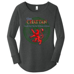 Chattan Scottish Clan Pride Family Motto Women's Perfect Tri Tunic Long Sleeve Shirt