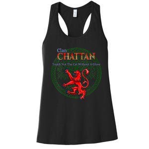 Chattan Scottish Clan Pride Family Motto Women's Racerback Tank