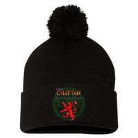 Chattan Scottish Clan Pride Family Motto Pom Pom 12in Knit Beanie