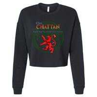 Chattan Scottish Clan Pride Family Motto Cropped Pullover Crew