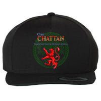 Chattan Scottish Clan Pride Family Motto Wool Snapback Cap