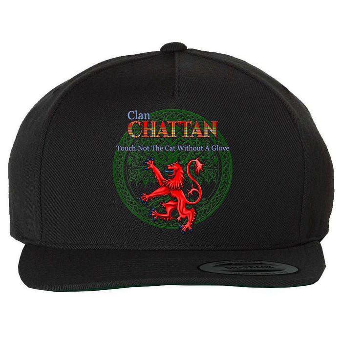 Chattan Scottish Clan Pride Family Motto Wool Snapback Cap