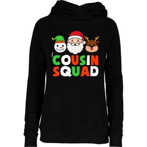 Cousin Squad Christmas Cousin Crew Pajamas Family Kid Xmas Womens Funnel Neck Pullover Hood