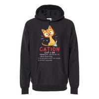 Cation Science Cat Funny Chemistry Chemist Science Teacher Premium Hoodie