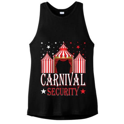 Carnival Security Circus Theme Amusement Park Carnival Party Ladies PosiCharge Tri-Blend Wicking Tank