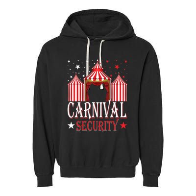 Carnival Security Circus Theme Amusement Park Carnival Party Garment-Dyed Fleece Hoodie