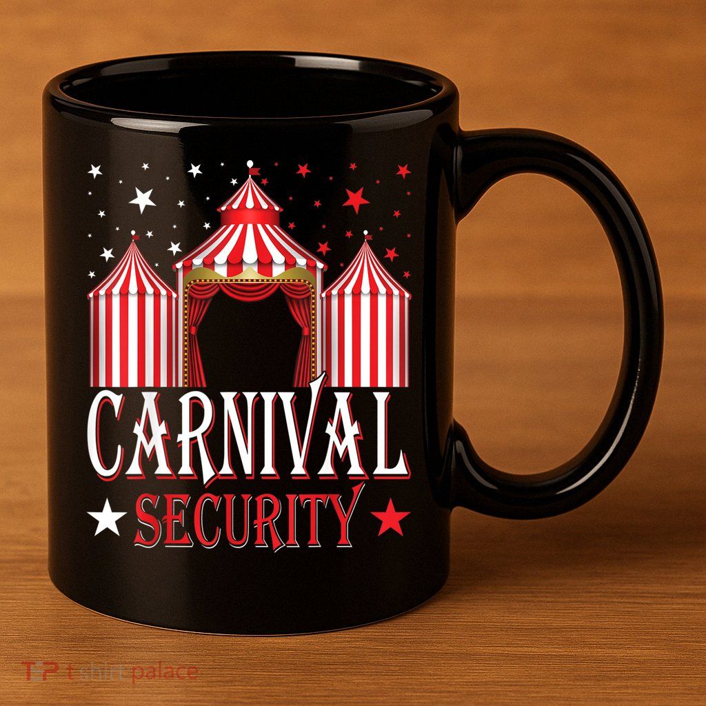 Carnival Security Circus Theme Amusement Park Carnival Party 11oz C Handle Ceramic Mug