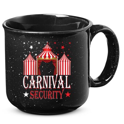 Carnival Security Circus Theme Amusement Park Carnival Party 15oz Campfire Ceramic Mug