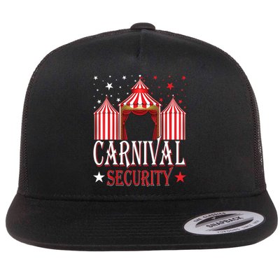 Carnival Security Circus Theme Amusement Park Carnival Party Flatbill Hat