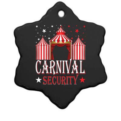 Carnival Security Circus Theme Amusement Park Carnival Party Ceramic Star Ornament