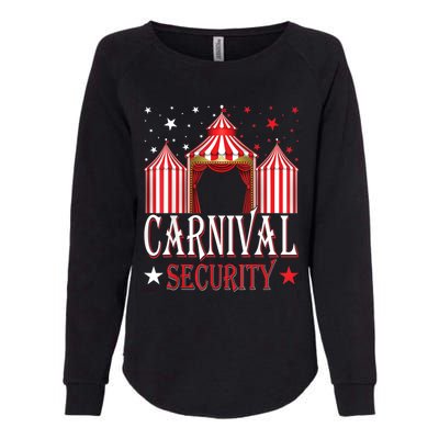 Carnival Security Circus Theme Amusement Park Carnival Party Womens California Wash Sweatshirt