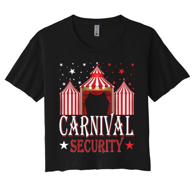 Carnival Security Circus Theme Amusement Park Carnival Party Crop Top