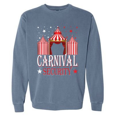 Carnival Security Circus Theme Amusement Park Carnival Party Garment-Dyed Sweatshirt