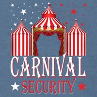Carnival Security Circus Theme Amusement Park Carnival Party Garment-Dyed Sweatshirt