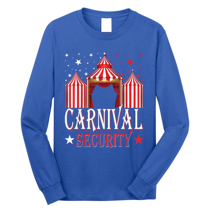 Carnival Security Circus Theme Amusement Park Carnival Party Long Sleeve Shirt