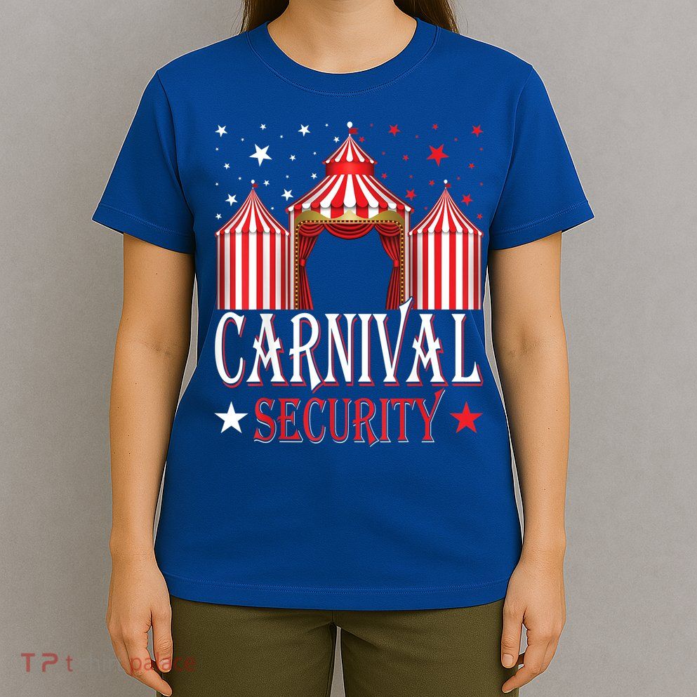 Carnival Security Circus Theme Amusement Park Carnival Party T-Shirt