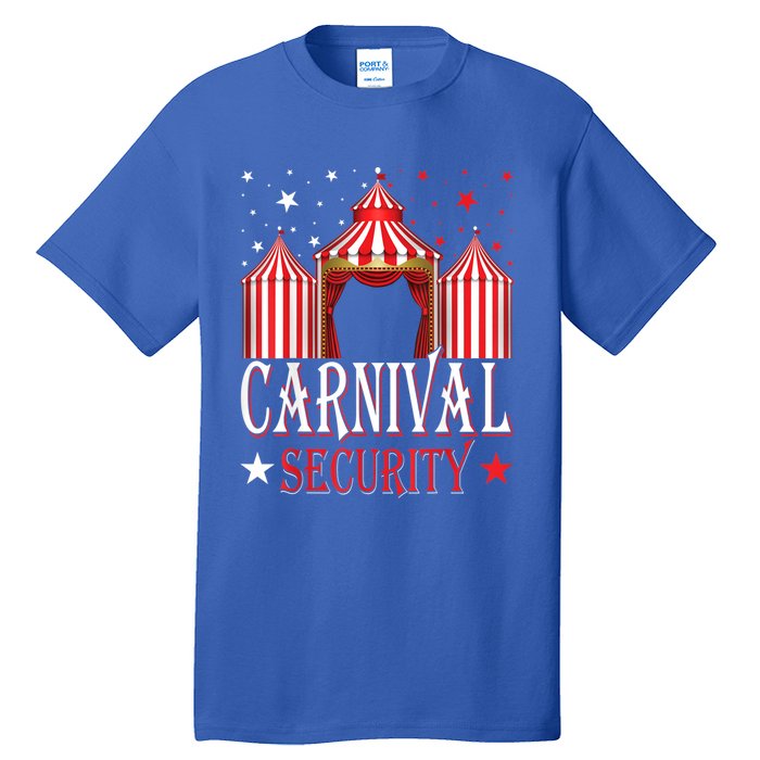 Carnival Security Circus Theme Amusement Park Carnival Party Tall T-Shirt