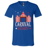 Carnival Security Circus Theme Amusement Park Carnival Party V-Neck T-Shirt