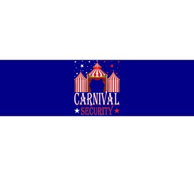 Carnival Security Circus Theme Amusement Park Carnival Party Bumper Sticker