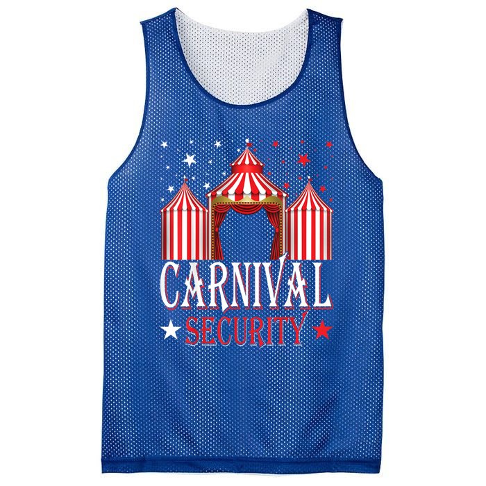 Carnival Security Circus Theme Amusement Park Carnival Party Mesh Reversible Basketball Jersey Tank