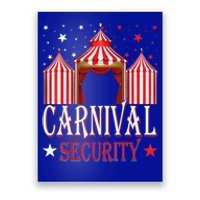 Carnival Security Circus Theme Amusement Park Carnival Party Poster