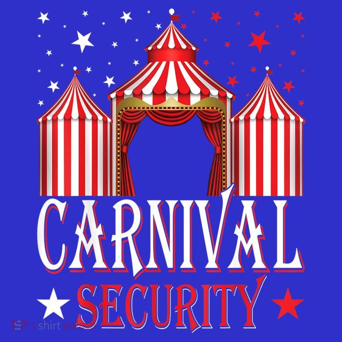 Carnival Security Circus Theme Amusement Park Carnival Party Poster