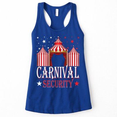 Carnival Security Circus Theme Amusement Park Carnival Party Womens Tank Top